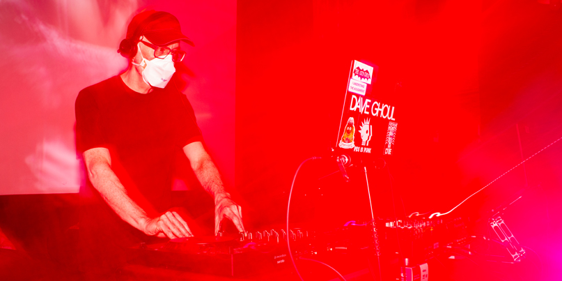 Photo of Dave Ghoul DJing at Shadowland Lancaster in 2026. Photo by Charlie Grae. Photo of Dave Ghoul DJing at Shadowland Lancaster in 2026. Photo by Charlie Grae.